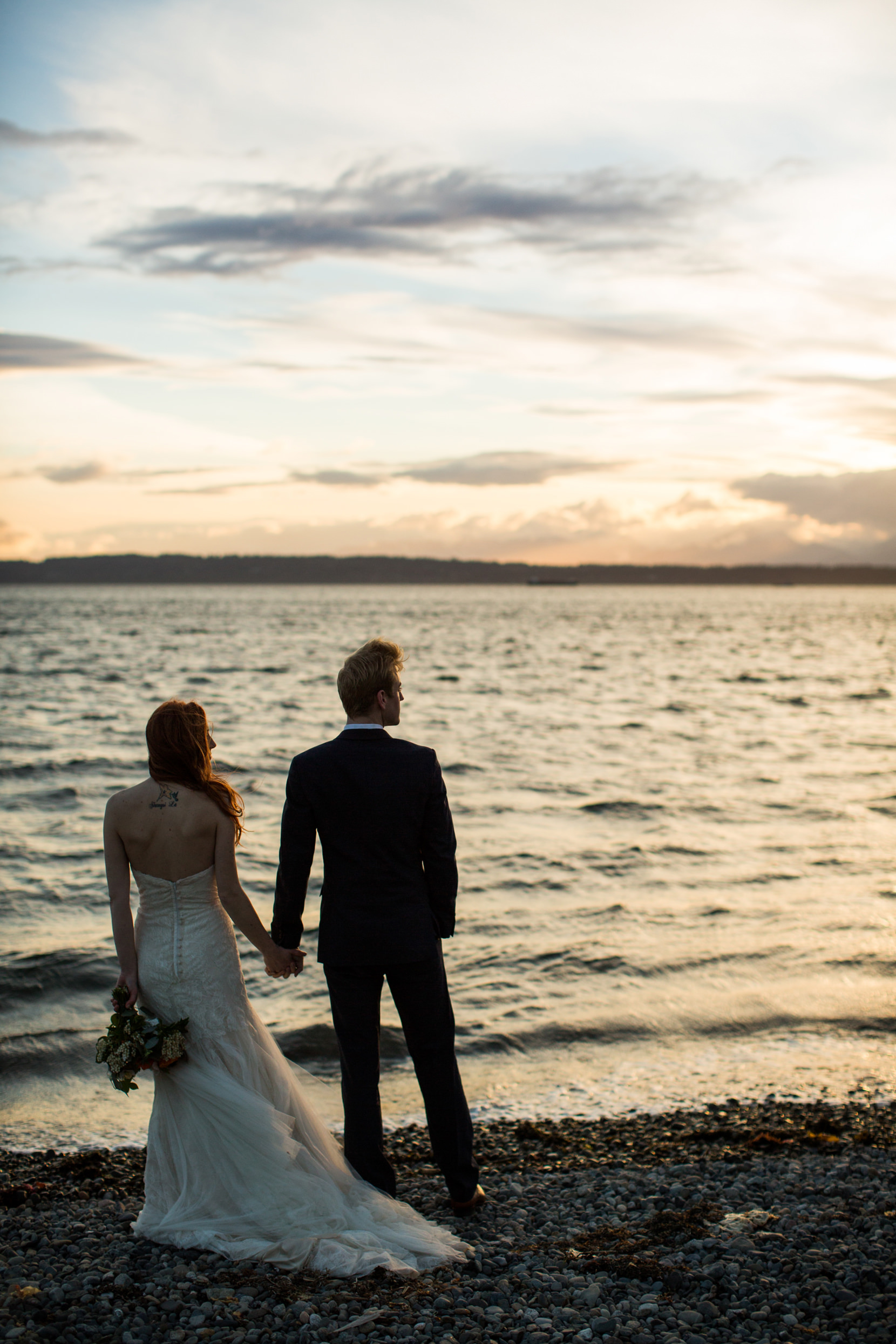 Golden Gardens Beach Elopement
